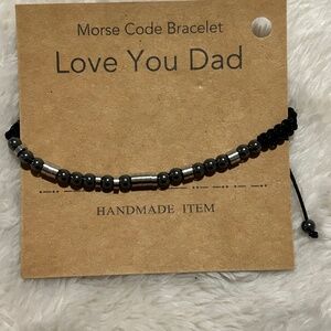 Morse Code Bracelet - Love You Dad